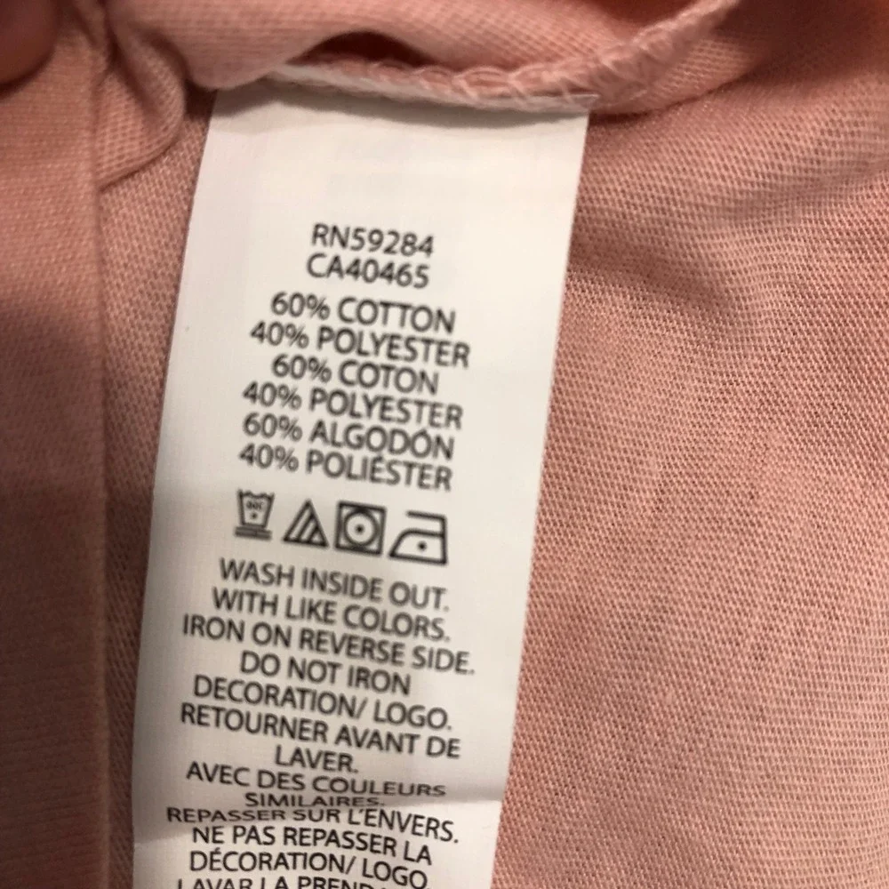 Children's Place Long Sleeve Raglan Tee Girl XXL 16 Pink Solid Crew Neck Top NEW